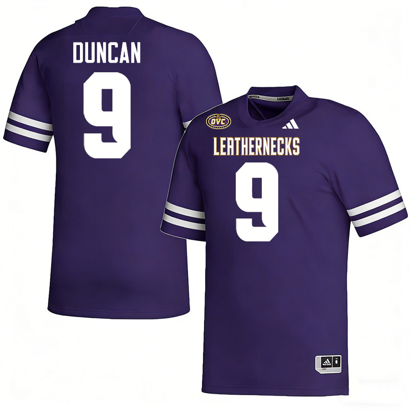 Western Illinois Leathernecks #9 Tristin Duncan College Football Jerseys,Uniforms-Purple Western Illinois Leathernecks #9 Tristin Duncan College Football Jerseys,Uniforms-Purple